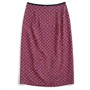 Talbots Red Bandana Print Cotton Skirt – Petite 8